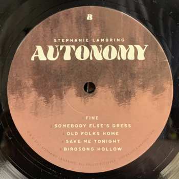 LP Stephanie Lambring: Autonomy