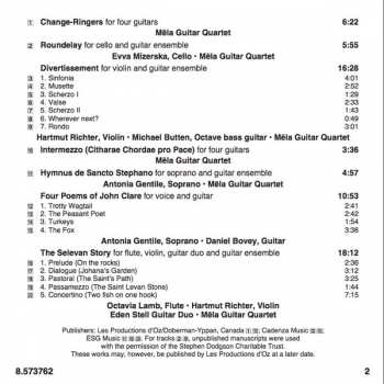 CD Stephen Dodgson: Guitar Chamber Works