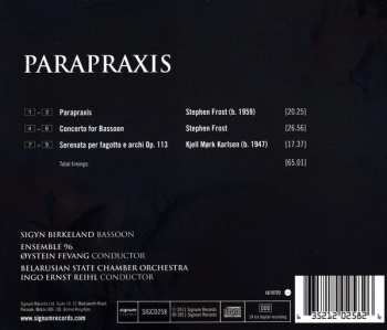 CD Kjell Mørk Karlsen: Parapraxis
