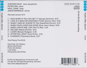 CD Stephen Riley Quartet: Lover