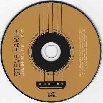 CD Steve Earle: Live In Nashville 1995