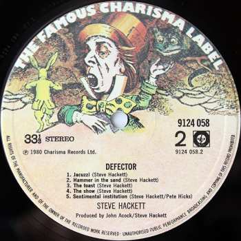 LP Steve Hackett: Defector