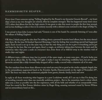 2CD/Blu-ray Steve Hackett: Selling England By The Pound & Spectral Mornings: Live At Hammersmith LTD | DIGI