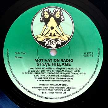 LP Steve Hillage: Motivation Radio