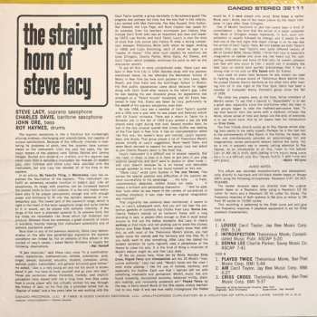 LP Steve Lacy: The Straight Horn Of Steve Lacy