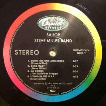 LP Steve Miller Band: Sailor
