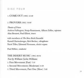 5CD/Set di cofanetti Steve Reich: Phases (A Nonesuch Retrospective)