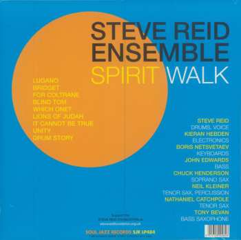 2LP Steve Reid Ensemble: Spirit Walk LTD