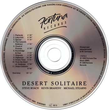 CD Michael Stearns: Desert Solitaire
