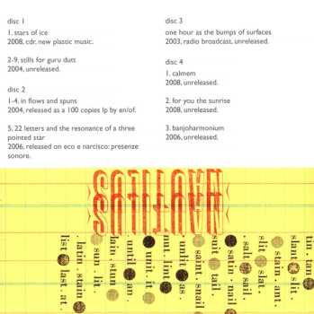 7CD/Set di cofanetti Steve Roden: A Thousand Breathing Forms (2003-2008)