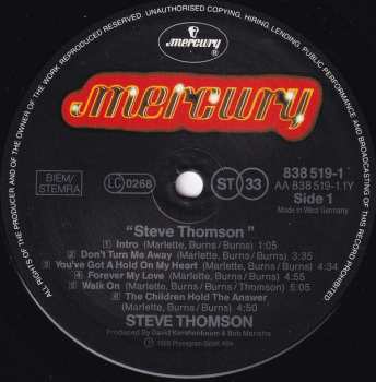LP Steve Thomson: Steve Thomson