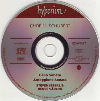 CD Frédéric Chopin: Cello Sonata / Arpeggione Sonata