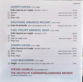 CD Deutsche Kammerphilharmonie Bremen: Haydn Cello Concertos CPE Bach
