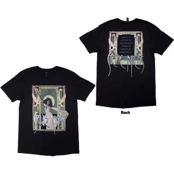 Merce Stevie Nicks: Stevie Nicks Unisex T-shirt: Tour '24 Doves (black) (back Print & Ex-tour) (xx-large) XXL