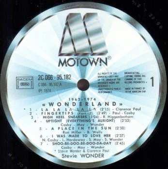 LP Stevie Wonder: 1962 - 74 Wonderland
