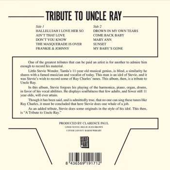 CD Stevie Wonder: Tribute To Uncle Ray LTD | DIGI