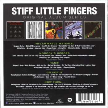 5CD/Set di cofanetti Stiff Little Fingers: Original Album Series