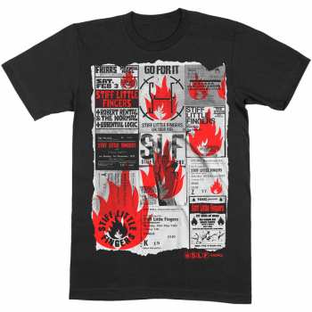 Merch Stiff Little Fingers: Maglietta Flyer 