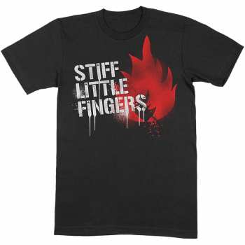 Merch Stiff Little Fingers: Maglietta Graffiti 