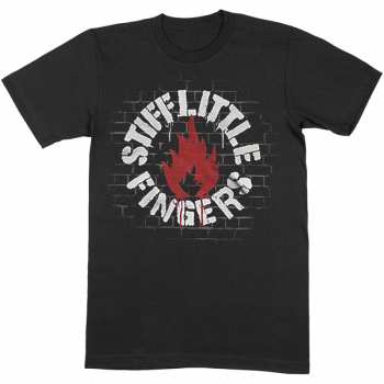 Merch Stiff Little Fingers: Maglietta Wall 