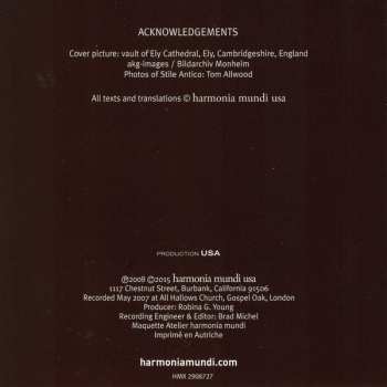 3CD/Set di cofanetti Stile Antico: A Musical Journey Into The English Renaissance
