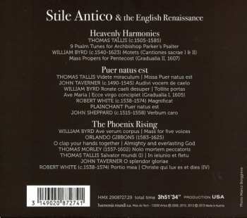 3CD/Set di cofanetti Stile Antico: A Musical Journey Into The English Renaissance