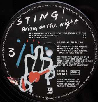 2LP Sting: Bring On The Night