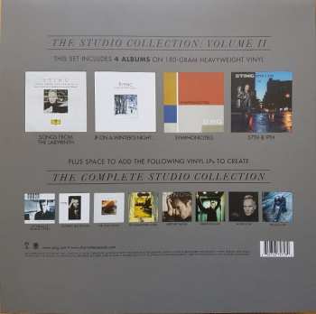 5LP/Set di cofanetti Sting: The Studio Collection: Volume II