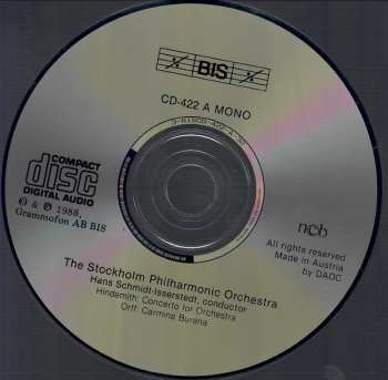 8CD Stockholms Filharmoniska Orkester: Stockholms Filharmoniska Orkester 75 År - 1914 - 1989 = Stockholm Philharmonic Orchestra 75 Years - 1914-19891989