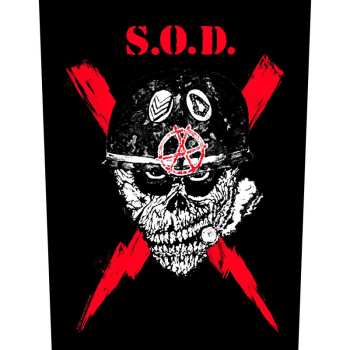 Merch Stormtroopers Of Death: Applicazione sulla schiena Scrawled Lightning