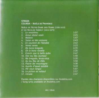 CD Strada: Colinda: Noëls De Provence