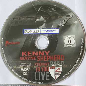 CD/DVD Kenny Wayne Shepherd Band: Straight To You