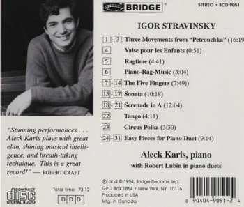 CD Igor Stravinsky: Music For Piano [1911-1942)