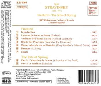 CD Igor Stravinsky: L'oiseau De Feu = Firebird / Le Sacre De Printemps = The Rite Of Spring