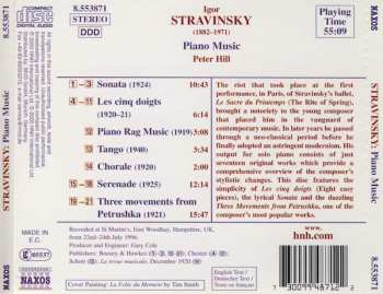 CD Igor Stravinsky: Piano Music