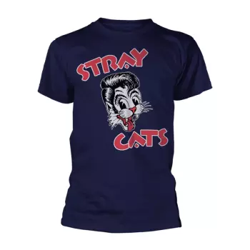 Maglietta Cat Logo Stray Cats (navy)