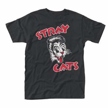 Merch Stray Cats: Maglietta Cat Logo Stray Cats