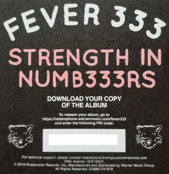 LP The Fever 333: Strength In Numb333rs LTD | CLR