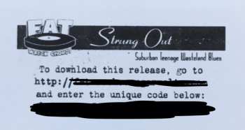LP Strung Out: Suburban Teenage Wasteland Blues