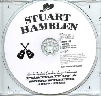 CD Stuart Hamblen: Honky Tonkin', Cowboy Songs & Hymns: Portrait Of A Songwriter 1929-1962