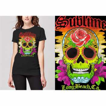 Merce Sublime: Dámské Tričko Colour Skull  S