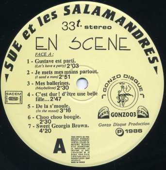 LP Sue Et Les Salamandres: En Scene