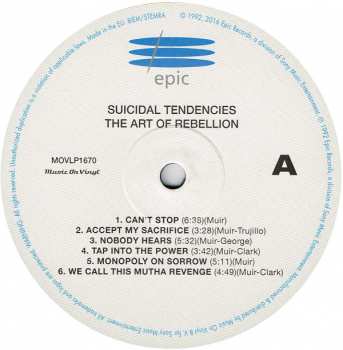 LP Suicidal Tendencies: The Art Of Rebellion