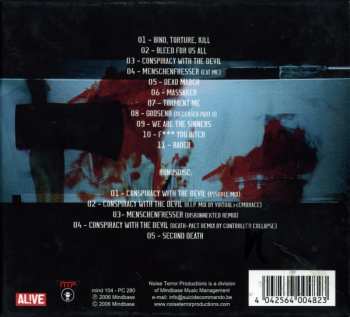 2CD/Set di cofanetti Suicide Commando: Bind, Torture, Kill LTD