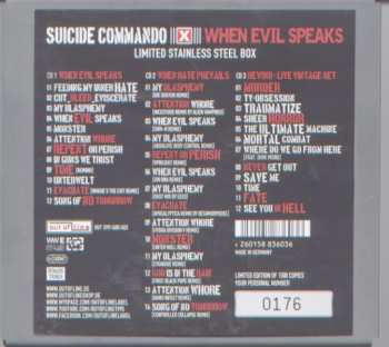 3CD/Set di cofanetti Suicide Commando: When Evil Speaks LTD | NUM