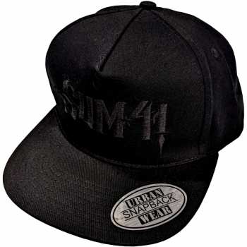 Merce Sum 41: Sum 41 Unisex Snapback Cap: Black Logo (ex-tour)