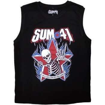 Merch Sum 41: Tank Maglietta All Killer No Filler Skeleton