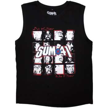Merch Sum 41: Tank Maglietta All Killer No Filler Tracklist
