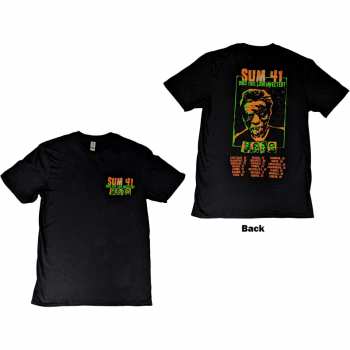 Merce Sum 41: Sum 41 Unisex T-shirt: Does This Look Infected? European Tour 2022 (back Print) (small) S