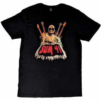 Merce Sum 41: Sum 41 Unisex T-shirt: Does This Look Like All Killer No Filler European Tour 2022 (back Print) (ex-tour) (small) S